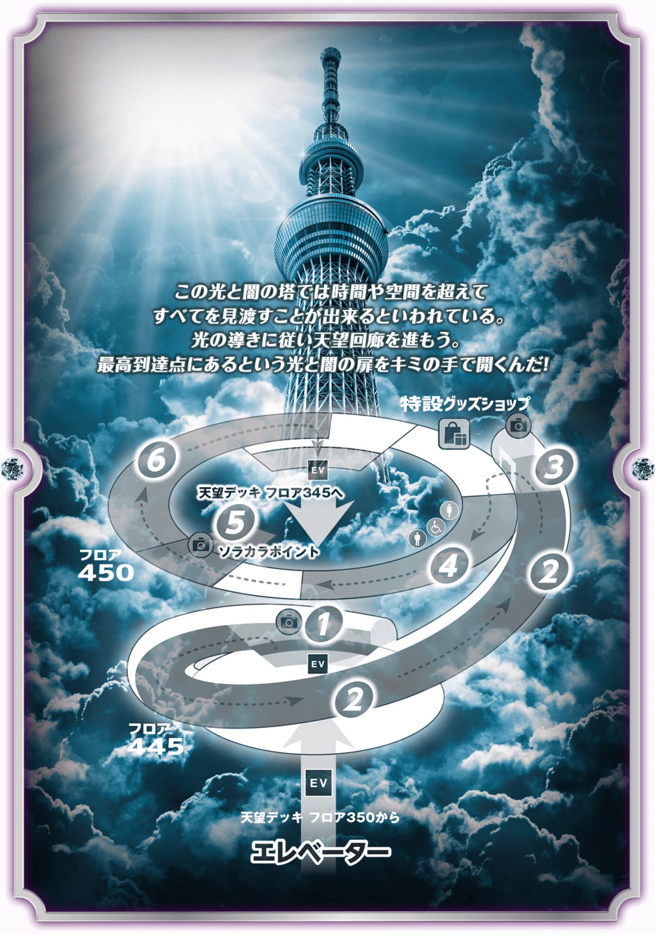 キングダムハーツ3 × 東京スカイツリー 1.8-3.5「光と闇の塔」コラボ開催