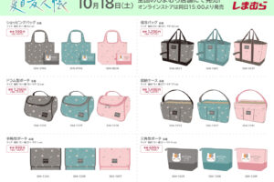 夏目友人帳 × しまむら 10月18日よりニャンコ先生のバッグやポーチ登場!