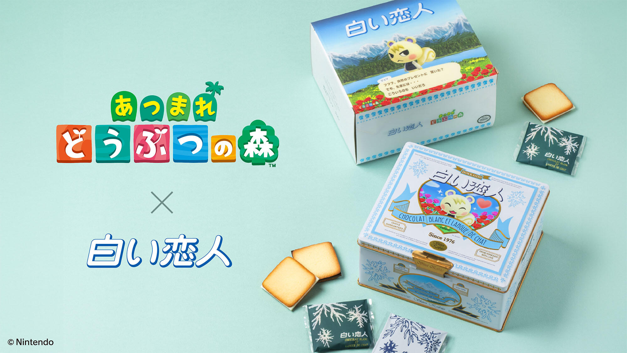 あつもり × 白い恋人 8月14日よりジュンのコラボ缶が数量限定発売!