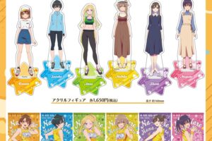 アニメ「菜なれ花なれ」美空かなた達6人の版権イラスト グッズ 9月発売!