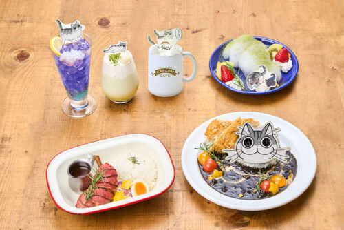 夜は猫といっしょ × カプコンカフェ池袋 12月16日よりコラボ開催!