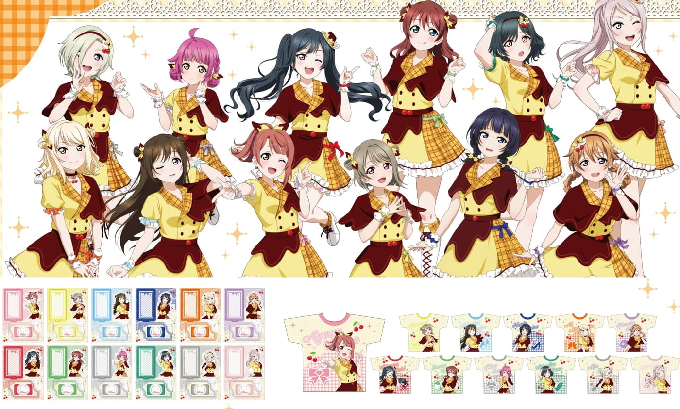 ラブライブ! ニジガク 描き下ろし「Cafe party ver.」グッズ 2月一般発売