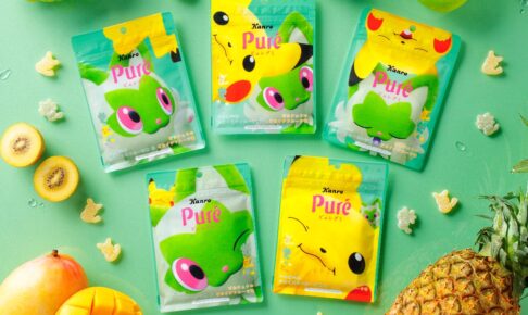 ピュレグミ ピカチュウ キーホルダー ピュレグミ特製 ポケモン ピュレグミポケモン 夏のピカチュウ＆ポッチャマ」ソーダ感UPの