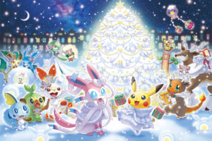 ポケモンセンター全国 11.2よりホワイトクリスマスがテーマのグッズ登場!