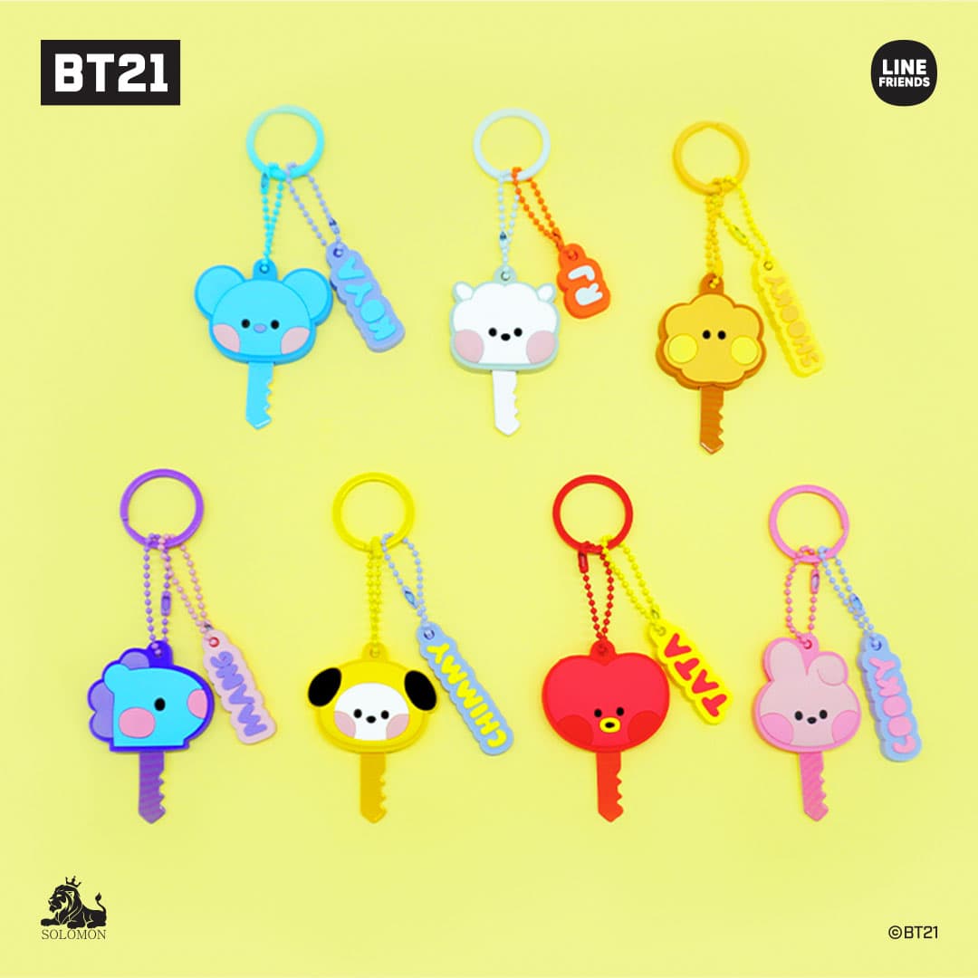 BT21 & minini おすすめグッズ RJやSHOOKYたちの「キーカバー」