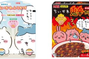 ちいかわふりかけ & ちいかわ鬼辛カレー シール付きで 7月17日より登場!