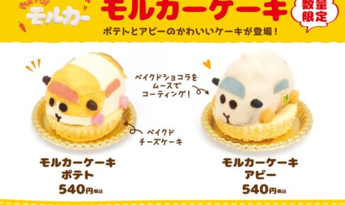 PUI PUI モルカー × 青海珈琲5店舗 5.15-6.6 コラボ商品 & スイーツ登場!