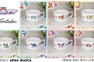 黒子のバスケ × ノリタケコラボ フラワーバード柄のカップ&ソーサー 発売