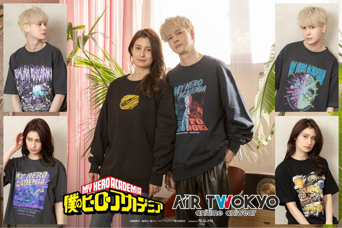 ヒロアカ 第二次決戦シーンをイラスト化したTシャツなど 5月発売!