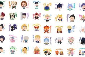 僕のヒーローアカデミア × いらすとや LINEスタンプ 11月26日より発売!