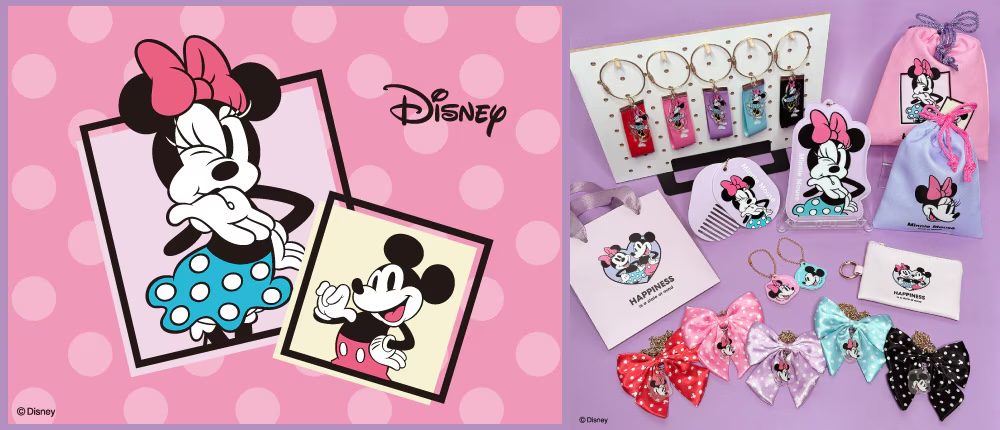 ミニーマウス 新作アイテム 1月22日よりキャンドゥ全国にて発売!