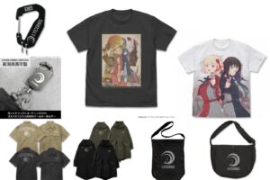 リコリス・リコイル KV第3弾がTシャツに。リコリスロゴのグッズも登場