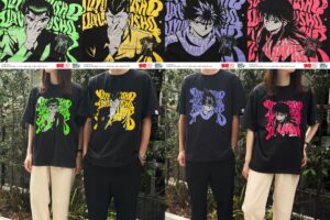 幽☆遊☆白書 スタジオぴえろ流ヴィンテージ風Tシャツ 7月発売!