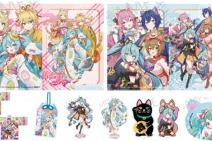 初音ミク×招き猫×真夏の熊谷 ピアプロ全員のコラボグッズが発売!
