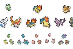 ポケモン ヒノアラシやセレビィら24匹の「ドット絵ステッカー」1月発売
