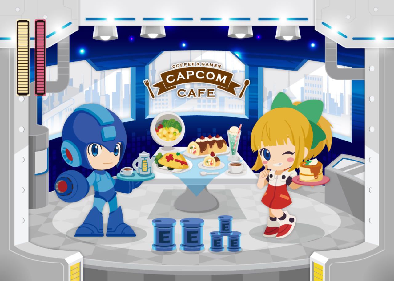 ロックマン30周年!!カプコンカフェ埼玉にて2/22-3/28までロックマン開催!