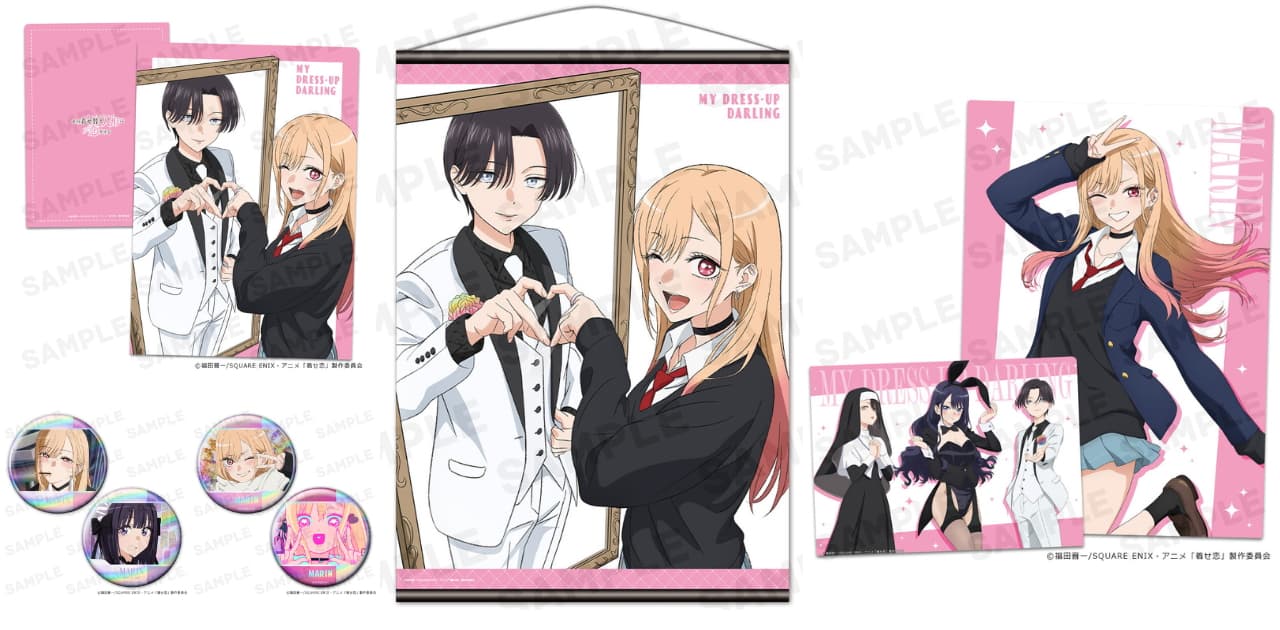 着せ恋 制服&麗様コスの“W海夢”が指ハート! 新作グッズ 10月発売