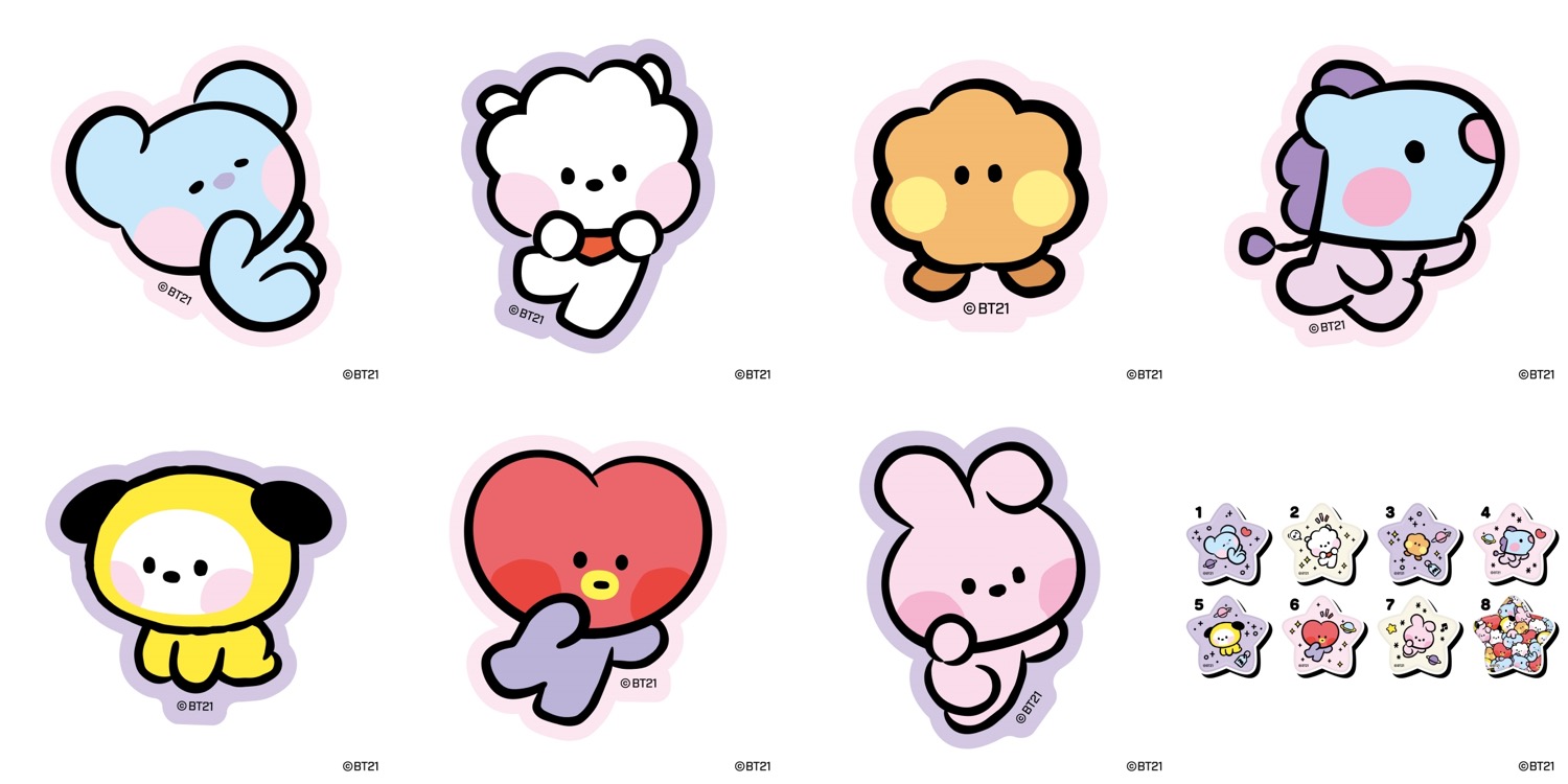 Bt21 Koya Tata Chimmyたちが心機一転カラーチェンジ