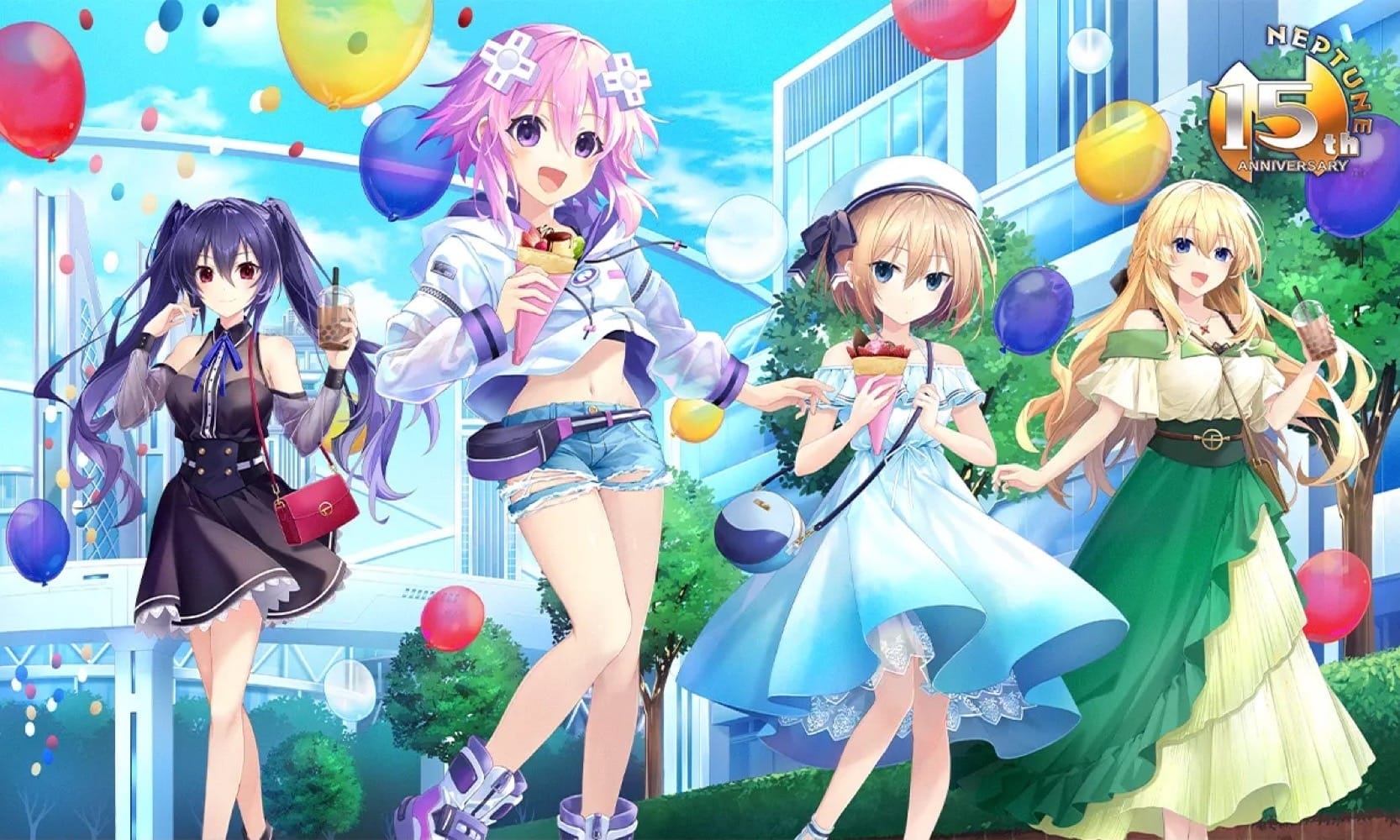 超次元ゲイム ネプテューヌ 15周年カフェ in 秋葉原 6月26日開始!