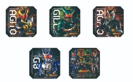 仮面ライダーアギト コラボカフェ オリジナルコースター 全5種