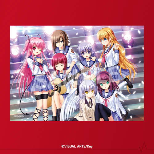 Angel Beats! メモリアルくじ B-4 A3判クリアポスター