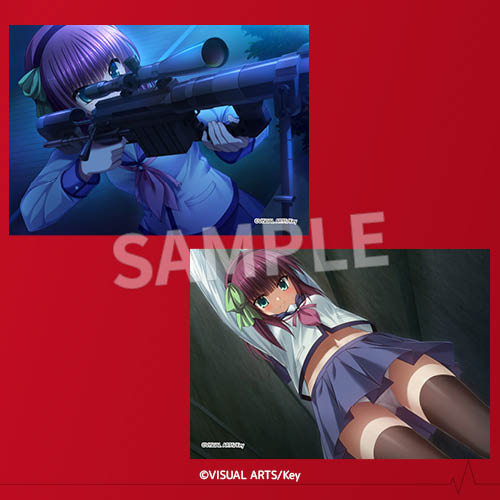 Angel Beats! メモリアルくじ D-1 銀塩ブロマイドセット