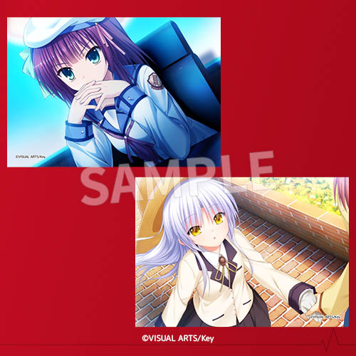 Angel Beats! メモリアルくじ D-2 銀塩ブロマイドセット