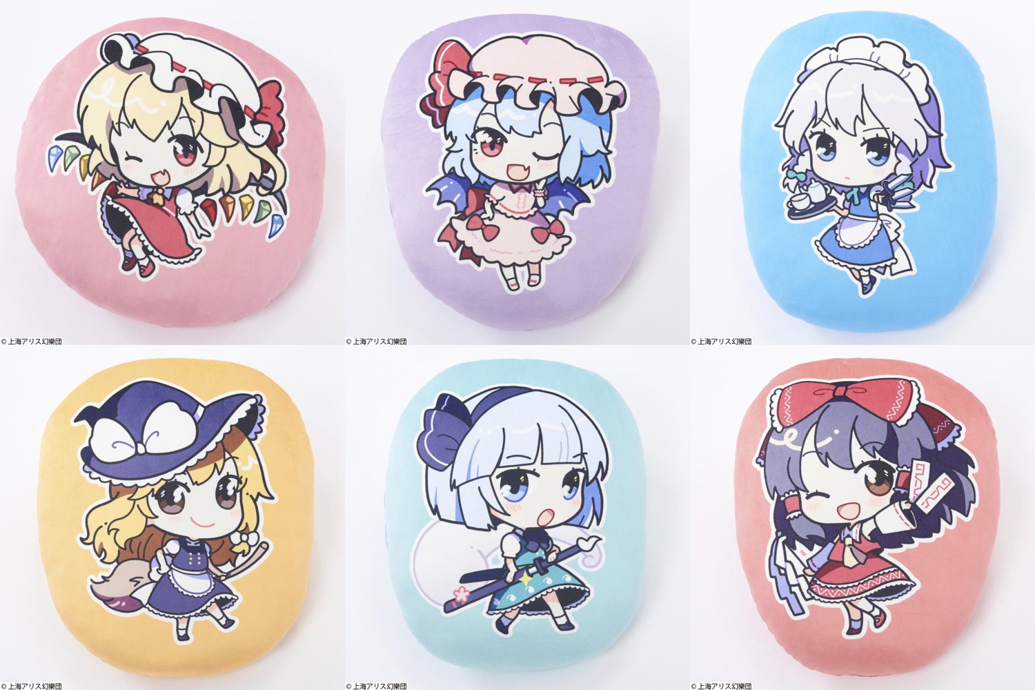 東方project しまむら 6月30日よりコラボクッションを予約販売