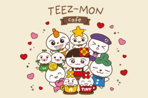 TEEZ-MON (ティーズモン) カフェ in 東京・大阪 1月25日よりコラボ開催!