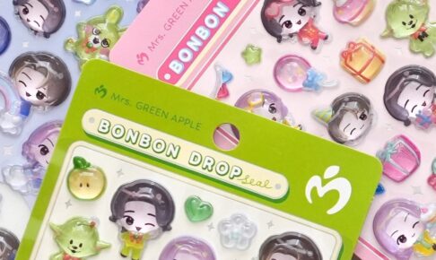 Mrs. GREEN APPLE ボンボンドロップシール 9月下旬より登場!