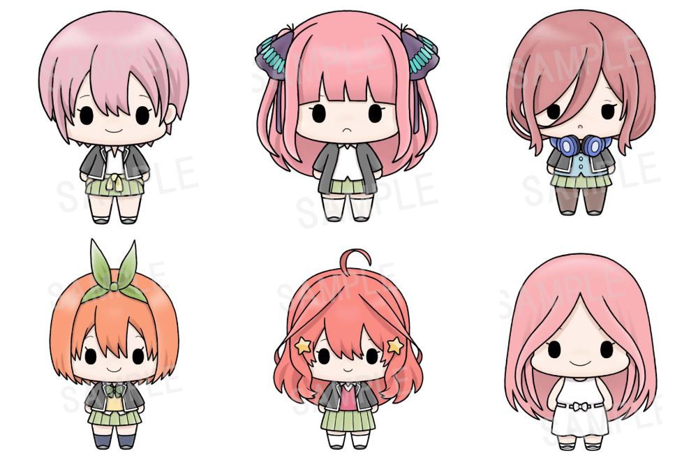 五等分の花嫁∬ ちょこりんマスコット 2021年3月下旬発売！