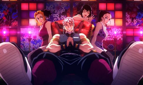 鬼滅の刃 原画ポストカードセット 遊郭編 宇髄天元と三人の嫁、上弦の陸の兄弟 鬼滅の刃 原画ポストカードセット 遊郭編 宇髄天元と三人の嫁