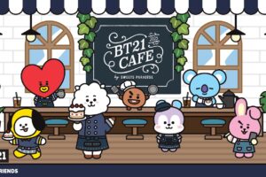 BT21 カフェ in スイーツパラダイス 9月23日よりコラボ開催!