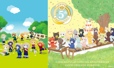 うたプリ プリンスキャット 5周年をお祝いする猫たちのイラスト登場