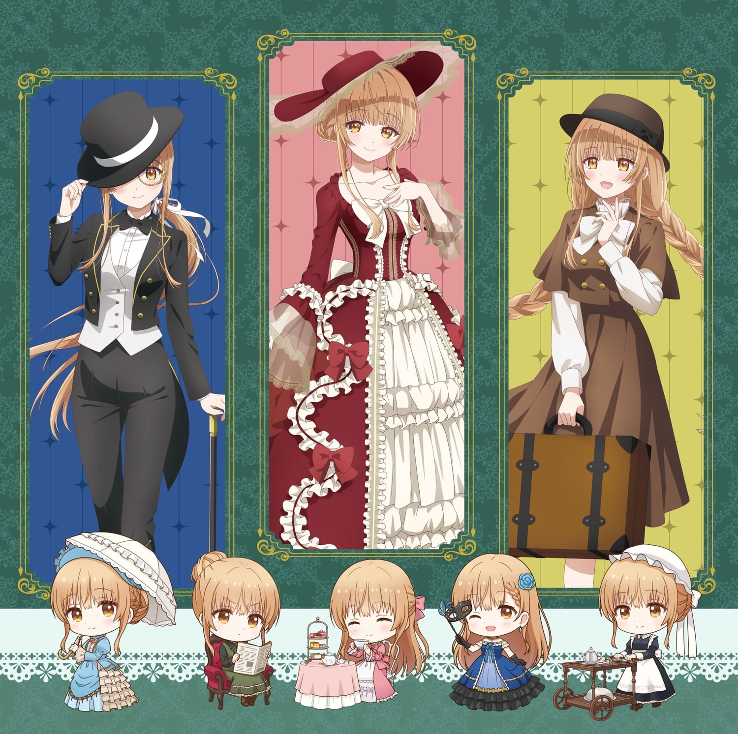 お隣の天使様 真昼の「英国クラシック」テーマ描き下ろしグッズ 1月発売