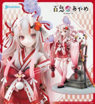 ホロライブ 百鬼あやめ 新作フィギュア 6月発売! 巫女衣装、ぽよ余も付属