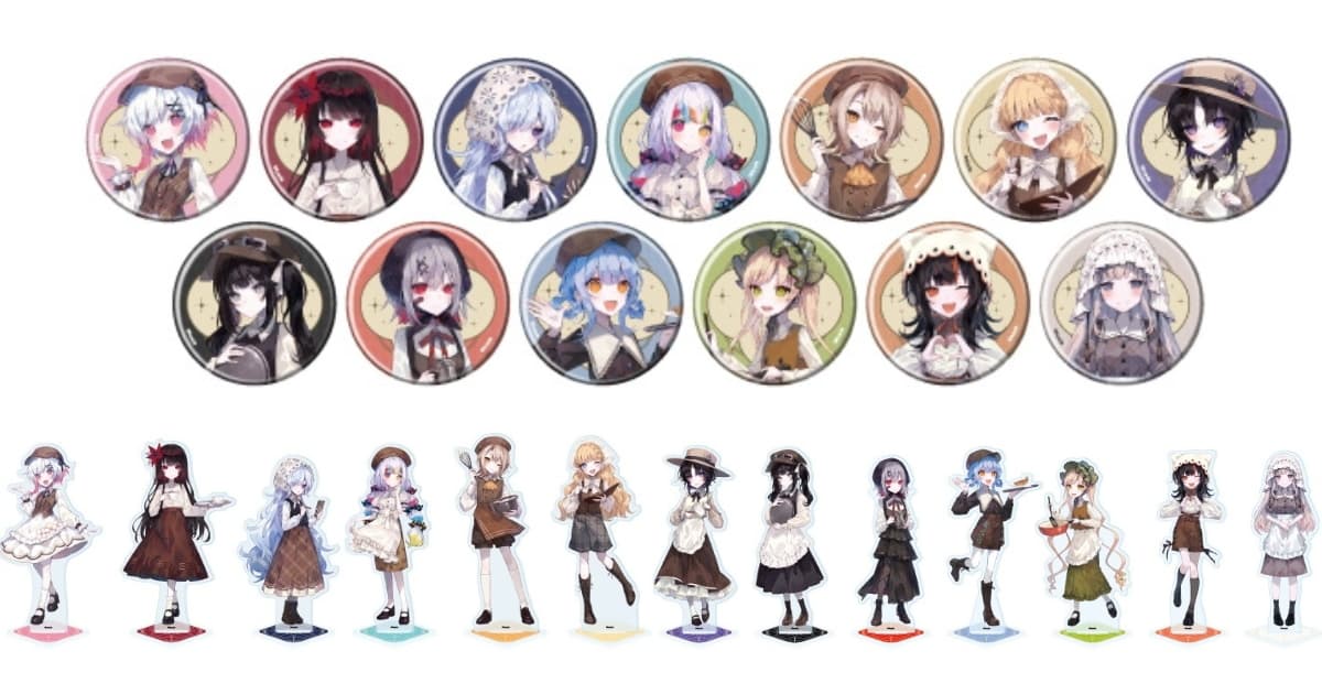 魔法少女ノ魔女裁判「カフェ店員」描き下ろしグッズ 6月一般発売