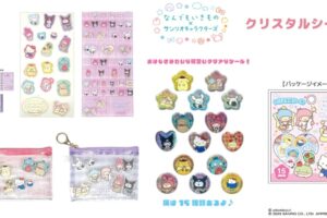 なんでもいきもの×サンリオ 新作シールやポーチなど 6月発売!