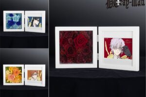 D.Gray-man 花々と原作イラストが引き立て合うフラワーアレンジ