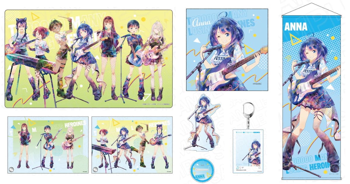 マケイン 描き下ろしフェス衣装のPALE TONE seriesグッズが発売!