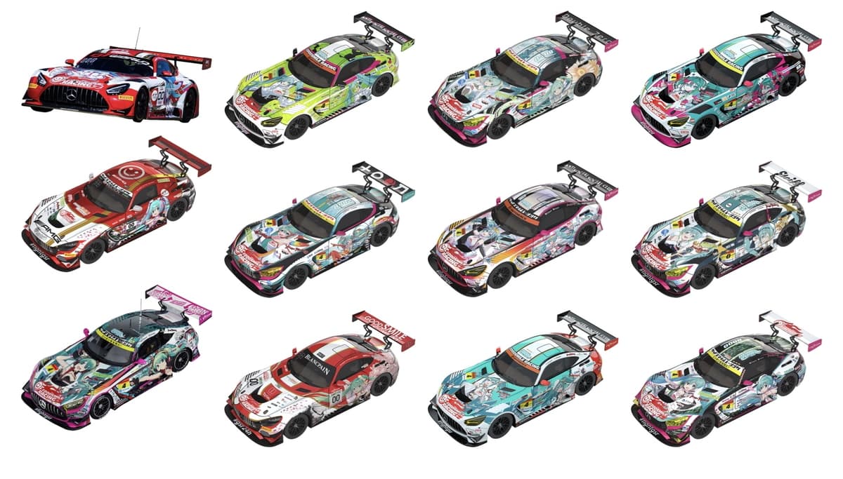 初音ミク GTプロジェクト 歴代1/64ミニカー13種が待望の再販!