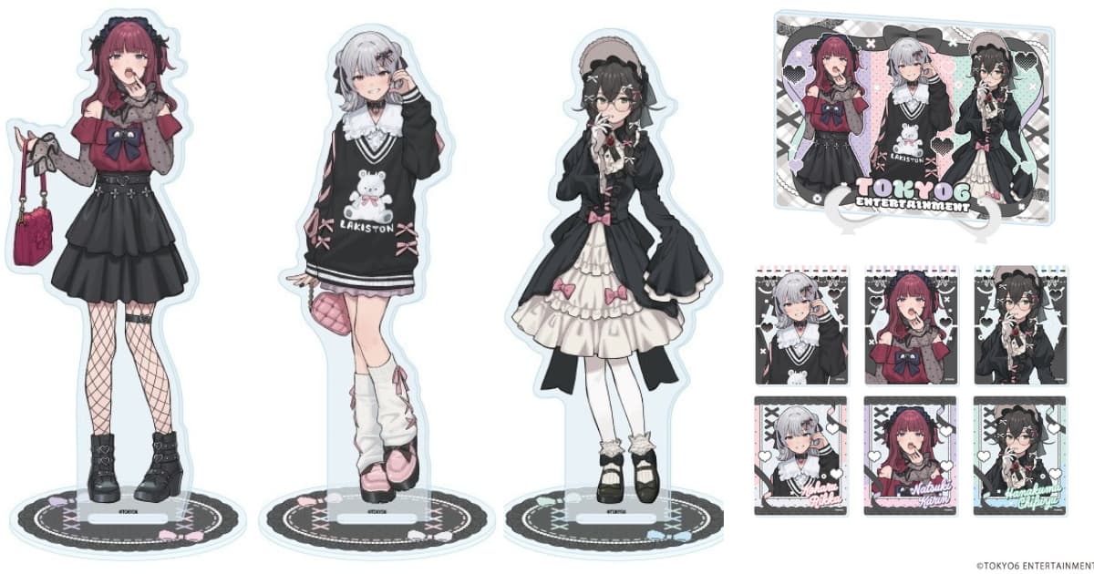 TOKYO6キャラクターズ 地雷系ファッション新作グッズ 8月発売