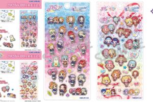 アイカツ! フレンズやオンパレも登場、Cherigem Sticker 10月発売