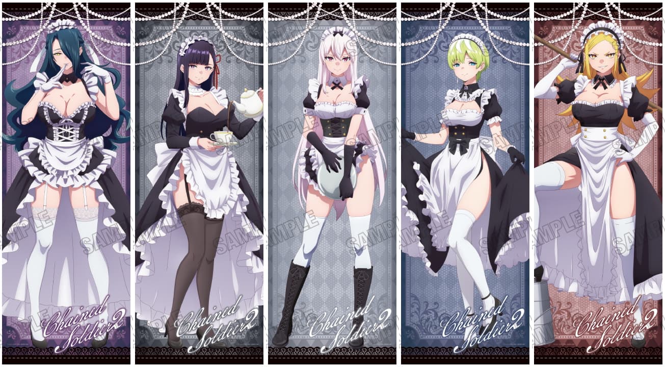 まとスレ 隊長たちの描き下ろし「メイドver.」グッズが一般発売!