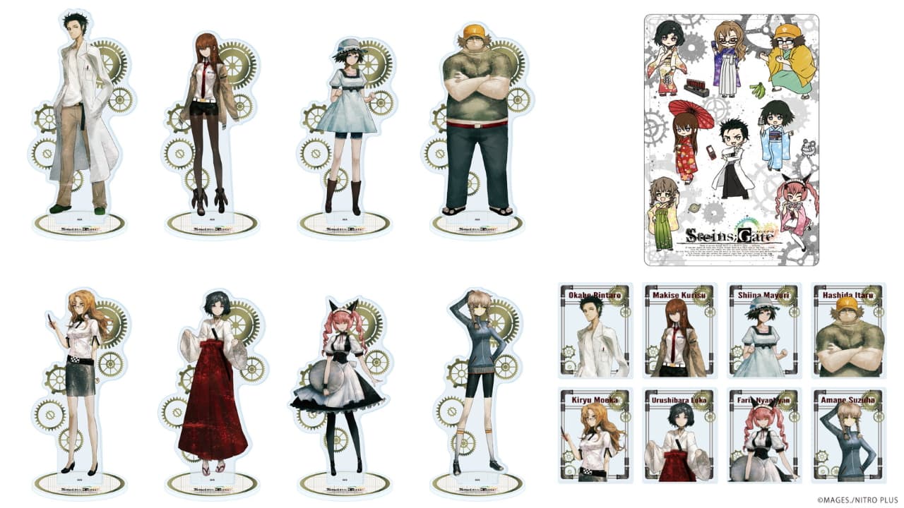 STEINS;GATE (シュタゲ) 岡部・紅莉栖らラボメンの原作グッズが再販