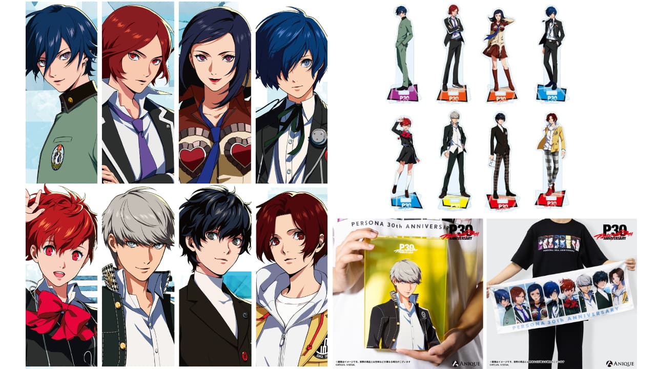 《Persona》× 原宿Harakado 歷代主角全新繪製周邊商品 正式發售!