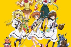 リリカルなのは 描き下ろし 吹奏楽Ver.グッズ 10月再販! 楽器と紡ぐ一場面