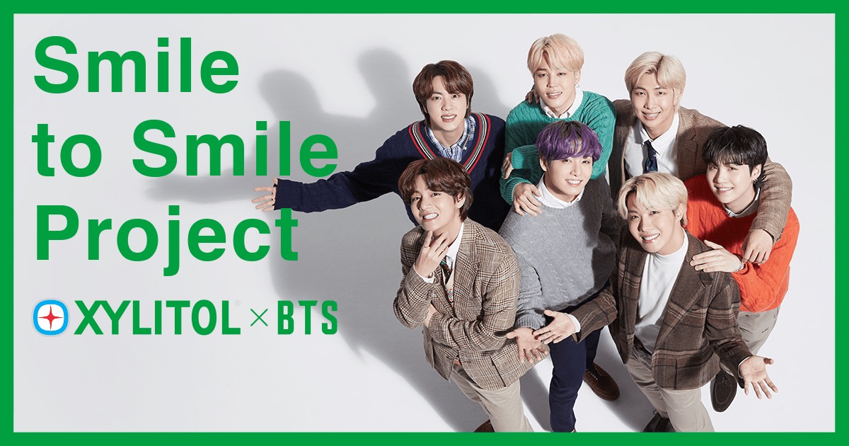 BTS × ロッテ キシリトール「Smile to Smile Project」を7月より実施!
