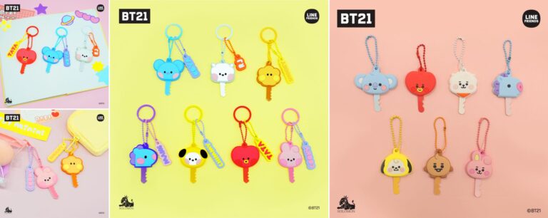 BT21 & minini おすすめグッズ RJやSHOOKYたちの「キーカバー」