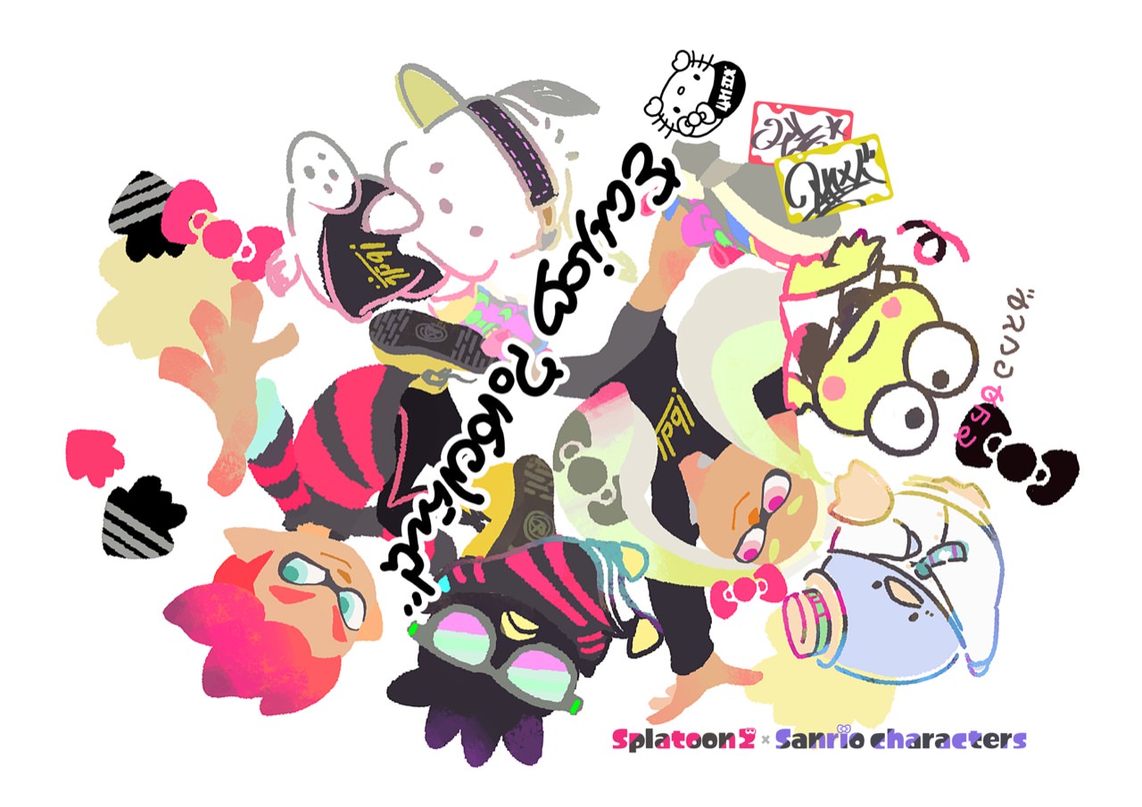 スプラトゥーン2 × サンリオキャラクターズ 11.10からコラボ第2弾開催!!